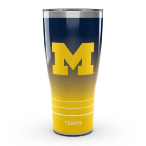 NEW TERVIS 30 oz. Stainless Steel Michigan Tervis w/ Lid - Picture 1 of 4