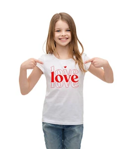 Love T-Shirt, Love T-Shirt for Girls, Valentines Day Shirt for Girls, Love Shirt - Picture 1 of 6