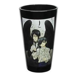 Bicchiere da pinta stampato 16 oz maggiordomo nero - Foto 1 di 3