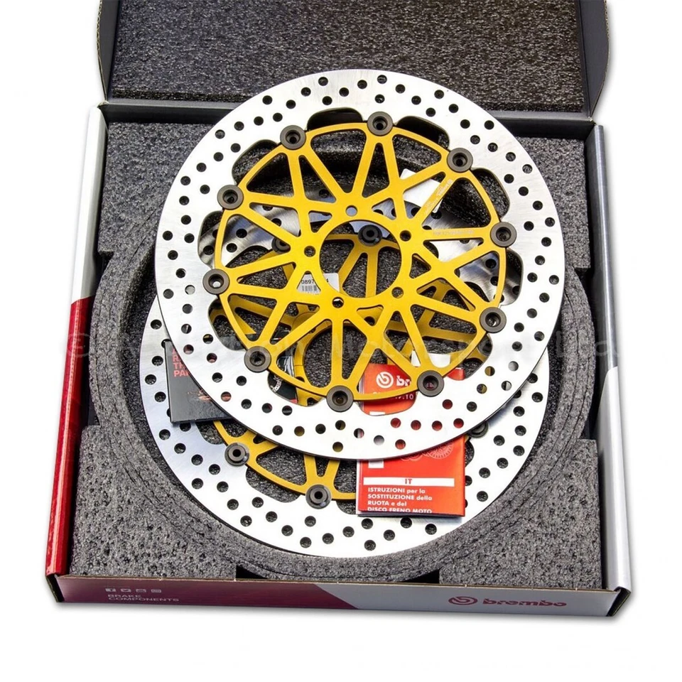 Yamaha YZF-R1 SP 2006 320mm Brembo SuperSport HPK Front Brake Discs - 208973724 - Image 1 of 1