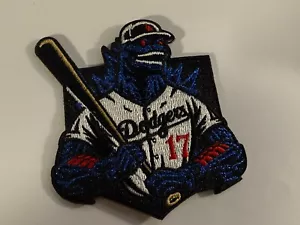 3,5" SATIRISCHER SHOHEI OHTANI LA DODGERS BASEBALL BESTICKTER AUFBÜGLER PATCH - Bild 1 von 3