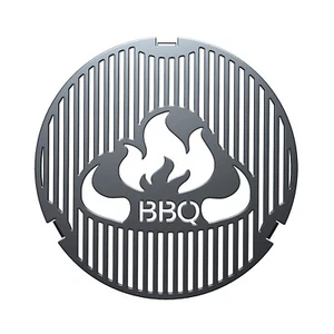 Griglia Ø 20Cm | Rotondo | Motivo BBQ | Acciaio | Griglia Piastra Plancha - Foto 1 di 4
