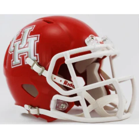 Houston Cougars NCAA Mini Speed Football Helmet- NCAA Cover