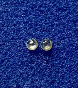 Tiny natural diamond 0.14tcw intense green sparkling round tambulicut - Picture 1 of 12