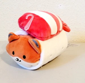Coosy Anirollz Orange Foxiroll Fox Shrimp Sushi Stuffed Plush 6" - Picture 1 of 7