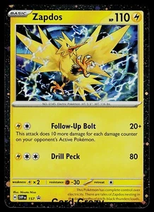 Zapdos SVP157 - Surging Sparks Holo Promo Pokemon Card - Near Mint (NM) - Picture 1 of 1