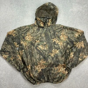 RealTree Jacket Adult Medium Brown Workwear Hunting Camo Hood Pullover Mens - Picture 1 of 8