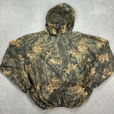 RealTree Jacket Adult Medium Brown Workwear Hunting Camo Hood Pullover Mens - Image 1 of 4