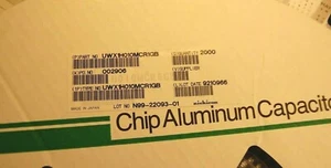100x 1uf 50V SMD 4x5,4mm ALUMINIUM ELEKTROLYT UWX1H010MCR1GB NICHICON - Bild 1 von 1