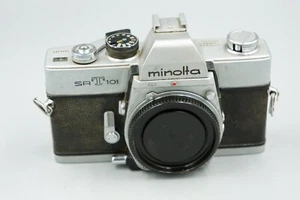 Minolta SRT 101 SLR 35mm Film Camera Silver Body Only ~No Meter~ #200 - Picture 1 of 3