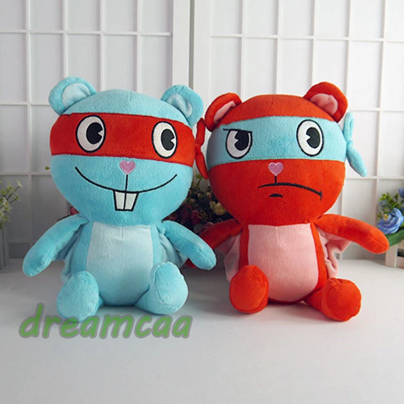 2 Pcs Happy Tree Friends Lammy&mr. Pickels Stuffed Doll HTF Anime Plush Toys