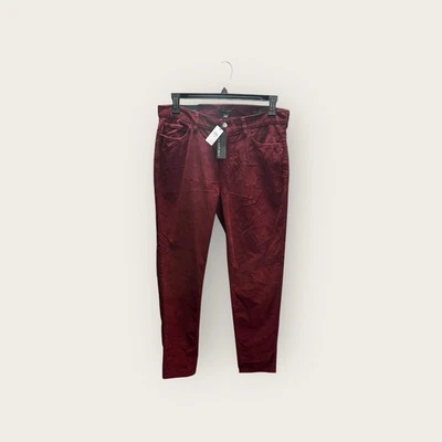 Calça masculina de veludo Banana Republic Traveler atlética ajuste cônico 33x32 - Imagem 1 de 4