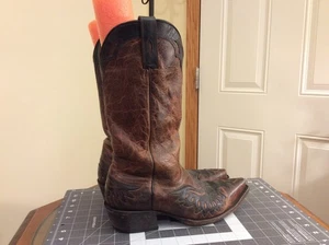 Moonshine Spirit Brad Paisley 'Dublin' Cowboy Boots Men's 8.5 D Pointed Toe - Picture 1 of 11