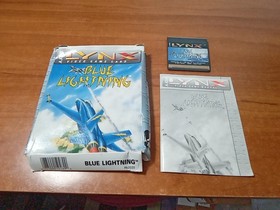 Blue Lightning (Atari Lynx, 1989) CIB Complete W/ Box Manual
