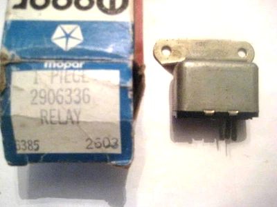 1968-1974  MOPAR Headlight Relay NOS  2906336 Dodge Plymouth - Image 1 of 4