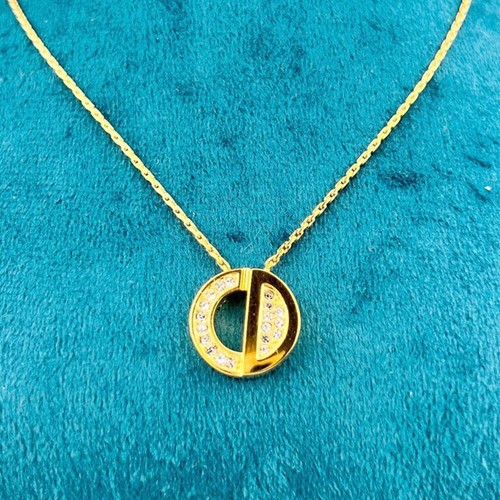 Collana cubica Dior cerchio logo CD 12345 64531058