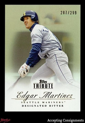 2012 Topps Tribute Bronze #50 Edgar Martinez 287/299 MARINERS - Image 1 of 2