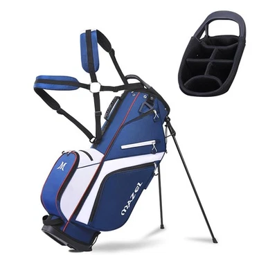 Bolsa de pie de golf de 6 vías para hombre y mujer, bolsa de golf ligera con soporte, doble... Foto 1 de 4