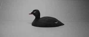 Vintage Decoy Duck Mini Figur William J Koelpin White Winged Scoter Duck 1982 FG. - Bild 1 von 6