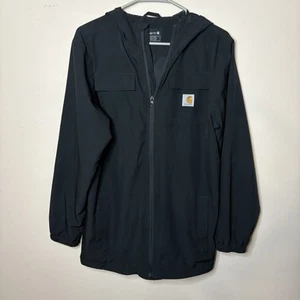 Carhartt Lightweight Lined Active Jacket Size XL Black Fits Like Large - Picture 1 of 5