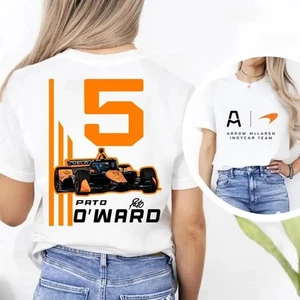 NEW! 2025 Pato OWard #5 Racing Fan Shirt – All Sizes Unisex Tee - Picture 1 of 6