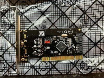 Best Ports Connection PCI Serial ATA Host Controller Card RAID SATA SIL 3512 - Image 1 of 4