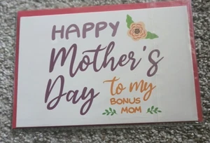 Mothers Day Card for Bonus Mom , Mothers Day Gifts for Step Mom - Picture 1 of 1