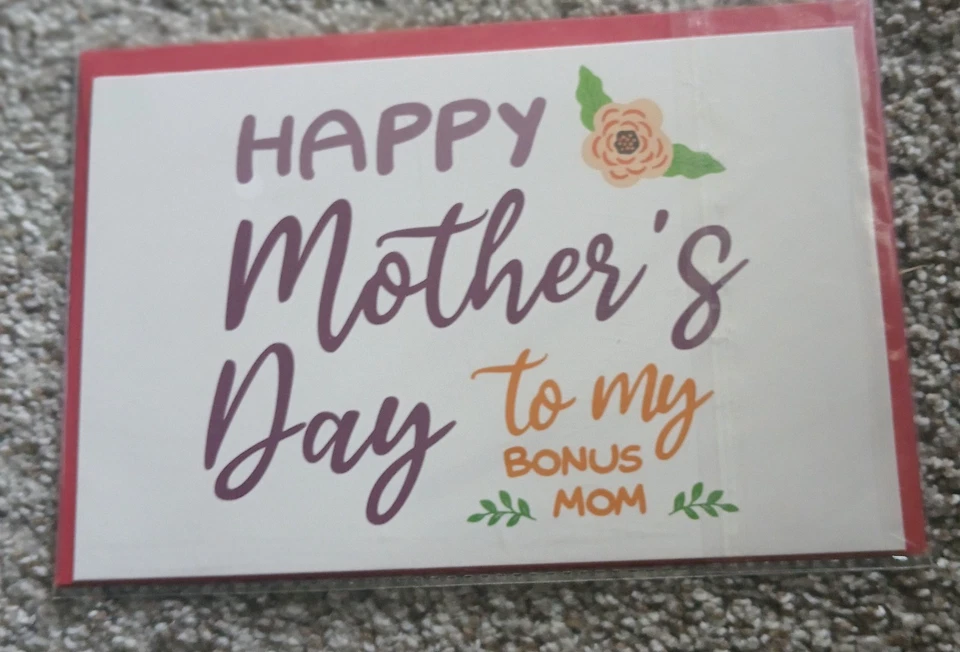 Mothers Day Card for Bonus Mom , Mothers Day Gifts for Step Mom - Image 1 of 1