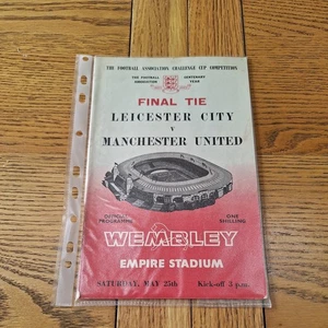 Leicester City v Manchester United 1963 FA Cup final - Picture 1 of 1