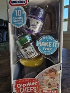 Little Tikes Creative Chefs PB & J KIT Make it Mix & 10 Cooking Accessories 2024 - Picture 1 of 3