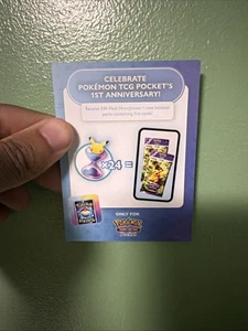 Pokemon TCG Pocket PROMO Code Card w Unused Code- Hourglass Pack Promo  - Picture 1 of 2