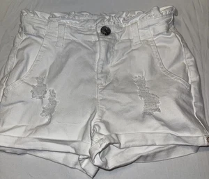 Justice Mädchen Jeansshorts Größe 10 weiß  - Bild 1 von 7