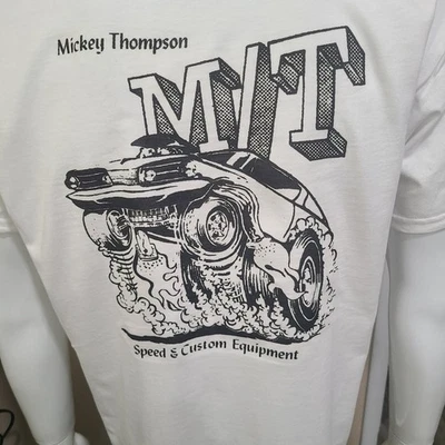 Classic Vintage Race T-shirt Mickey Thompson M/T Speed & Custom Equipment - Image 1 of 4
