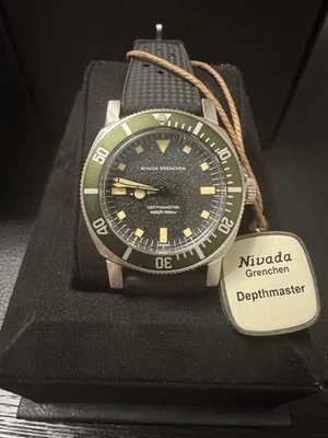 Nivada Grenchen Depthmaster Green Bezel 50 Total Pieces - Individually Numbered - Image 1 of 4