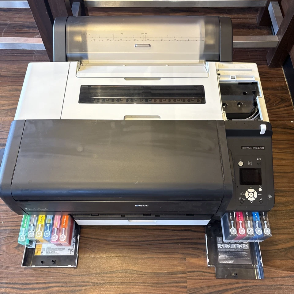 Epson Stylus Pro 4900 Din A2 MicroPiezo Großformatdrucker RJ45 USB 2.0 OK - Bild 1 von 4