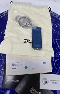 $240 MSRP - Montblanc 131534 Urban Keyfob Cobalt XB - Picture 1 of 4