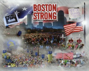 8x10 Photo of 2013 BOSTON MARATHON TRIBUTE Boston Strong