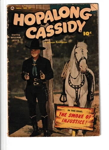 Cómic vintage de Fawcett Vol. 11 Nº 61 de noviembre de 1951 Hopalong Cassidy - Imagen 1 de 3