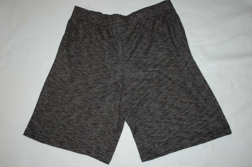 Mens Thick Knit Shorts BACK WHITE MARLED Athletic Lounge Casual SIZE L 36-38 - Image 1 of 1