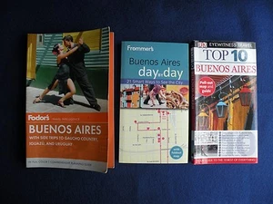 3 BUENOS AIRES Guías de Viaje Mapas Fodor's Frommer's DK Libros de Testigos Oculares Argentina - Imagen 1 de 2