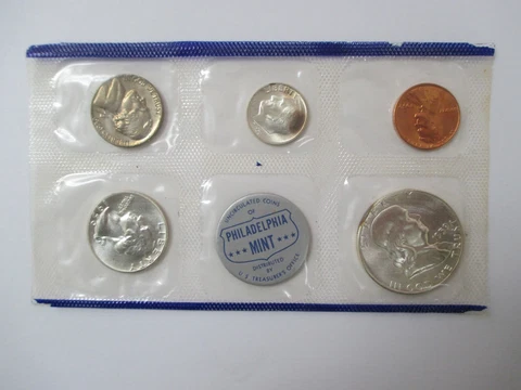 1959 Mint Set Philadelphia United States Cover