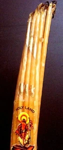 33 Beeswax Candles Jesus Holy Sepulchre Jerusalem Lit from Holy Fire - Picture 1 of 7