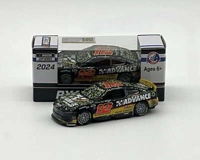 Ryan Blaney #12 Advance Auto Iowa Win 1:64 2024 en stock Foto 1 de 3