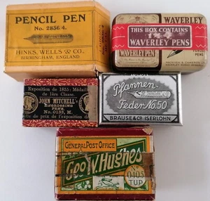 5 verschiedene Schreibfedern, Pen, Nibs, Plume, Pennini, Kalligraphie, SET 14 - Bild 1 von 2