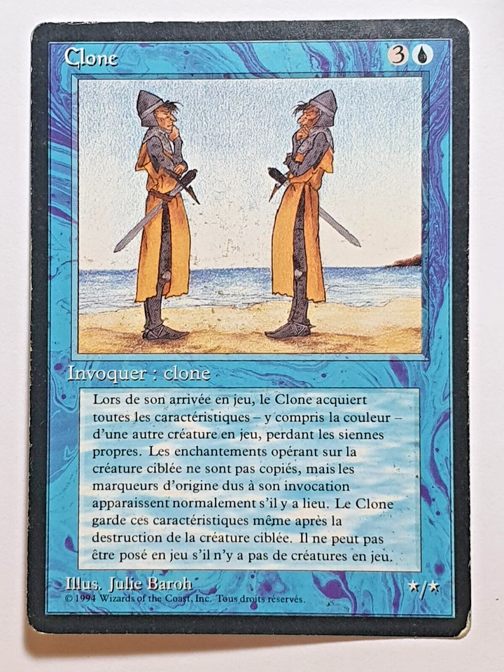  Fbb Clone French FBB/Foreign Black Bordered  Mtg Magic played - Image 1 of 1