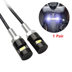 1 Pair LED Car Motorcycle License Number Plate Lights Lamp Auto Tail Lamps - Picture 1 of 9