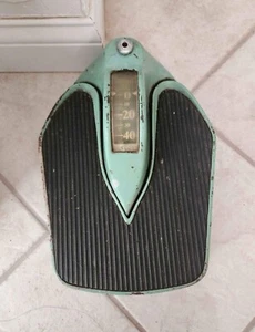 Antique Detecto Green Bathroom Scale Heavy Metal - Picture 1 of 4