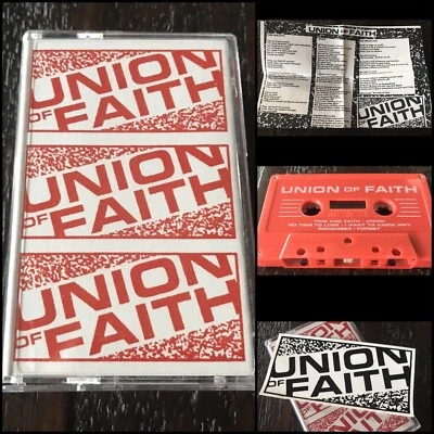 UNION OF FAITH Demo Cassette Tape 1st Press-The First Step Until Today Reinforce - Image 1 of 4