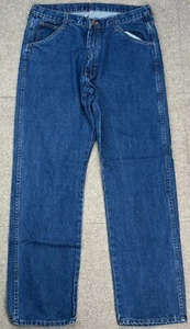 Round House Men's Vintage 5 Pocket Denim Jeans Made In USA Size 36x34 - Picture 1 of 15