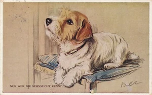 Motiv - Karte von einem Hund nur wer die Sehensucht kennt Ansichtskarte (10374) - Imagen 1 de 2
